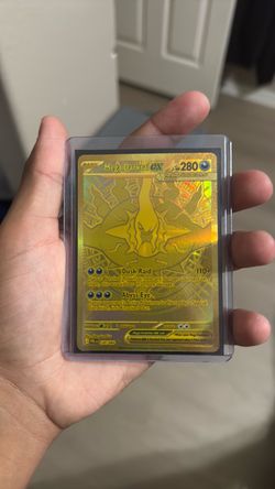 Mega Darkrai EX Gold Holo Pokémon Card 120/084