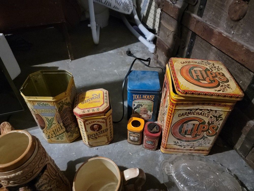 Vintage Food Tins