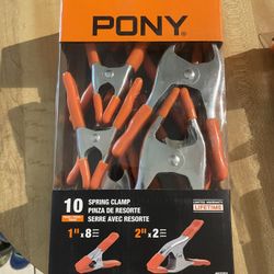 10 pc Quality clamp set new $20 for set . I have several sets 