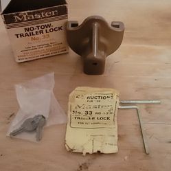 No Tow Trailer Lock No. 33