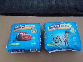 Huggies Pull Up 3T And 4T Toy Story And Cars Brand new.