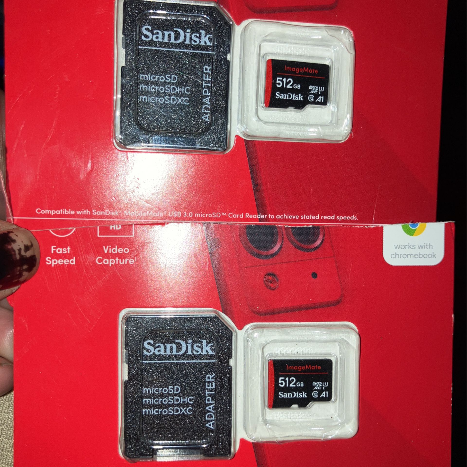 San Disk 512g SD Cards