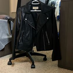 Michael Kors Leather Jacket 
