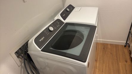 Whirlpool washer and dryer top loading
