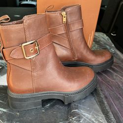 Coach Woman’s CB995 Boots - Size Euro 36 US 5.5 - New - Brown Boots - Dress Boots - Leather Boots 