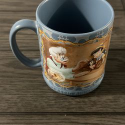 Disney Classic Animation Pinocchio & Geppetto Mug Large Blue 