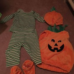 12-18 month pumpkin costume