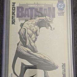 Absolute Batman 15 cgc 9.8