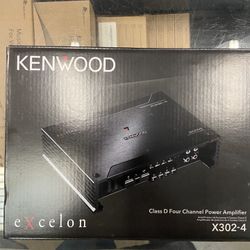 Kenwood Class D Four Channel Power Amplifier X302-1