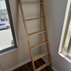  Ladder Shelf, Ladder Rack for Storage and Decor