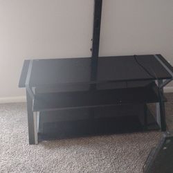 Glass Table With TV Stand 