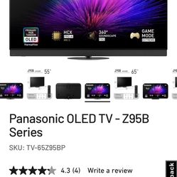 Panasonic OLED TV - Z95B 65 inch 
