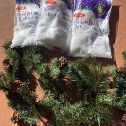 Snow Flurries Powered White 3 Bags incl Pine