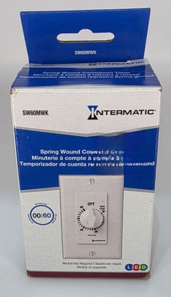 Intermatic SW60MWK Spring Wound Countdown Timer