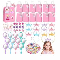 Princess birthday party favor bags for 12