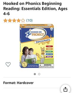 Hooked on Phonics Beginning Reading: Essentials Edition, Ages 4-6