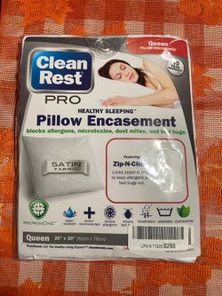 Clean rest pro pillow encasement