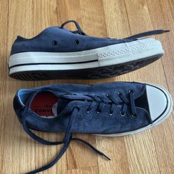 New Converse Chuck 70 OX Dark Obsidian Velvet Athletic Unisex M8/ W10