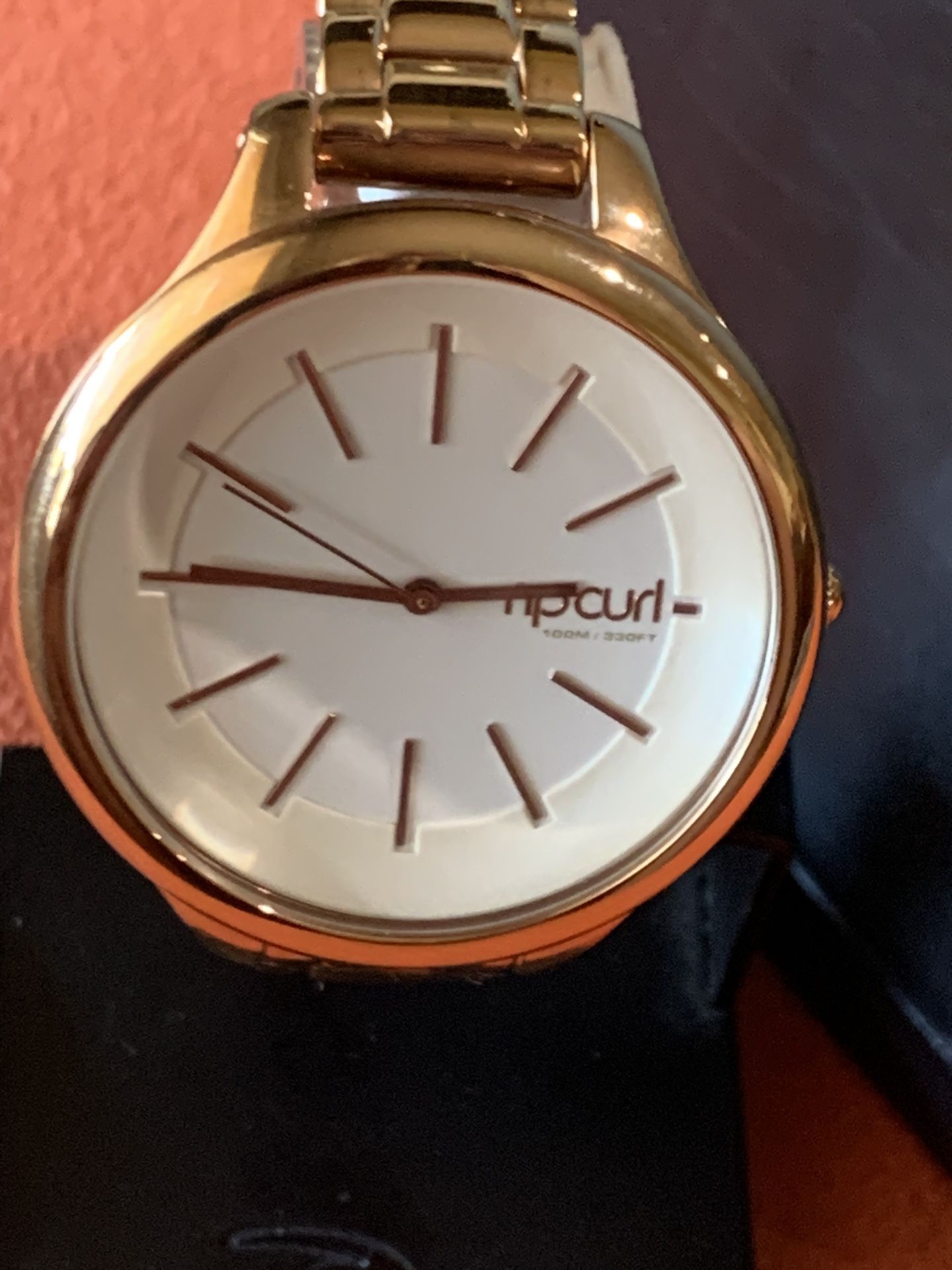 Rip Curl Horizon Rose Gold Surf Skate Watch New In Box