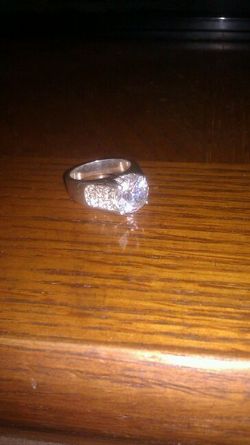 Beautiful engagement ring silver selling now