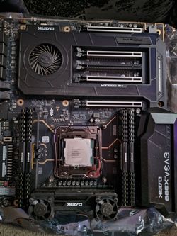 EVGA dark X299  combo with I9 10940x and 32 gig Corsair vengeance ram