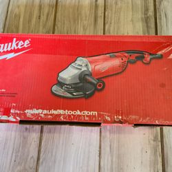 Milwaukee 15 Amp 7/9 in. Large Angle Grinder with Trigger Lock-On Switch