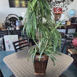 Plant In Basket Synthetic