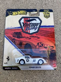 Hot Wheels Premium Vintage Racing Ferrari 250 GTO Diecast Car (VALENCIA) $15 Each One
