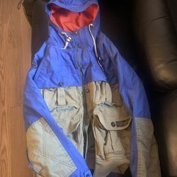 RARE 2013 Polo Ralph Lauren Men’s Green-Blue Tactical Utility Field Jacket size Medium