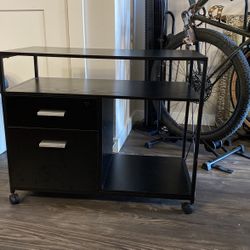 Black Filing Desk