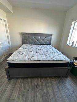 Queen Size Mattress Pillow Top New bedframe sold separately not included