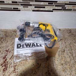 Drill DEWALT Reversing Drill Corded with Keyless Chuck, 7.8 Amp, 1/2-Inch (DW246)