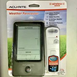 New Wireless AcuRite Weather Station Forecaster Temp Humidity Barometer Pressure 12-24 Hour