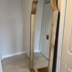Large Teak Mirror