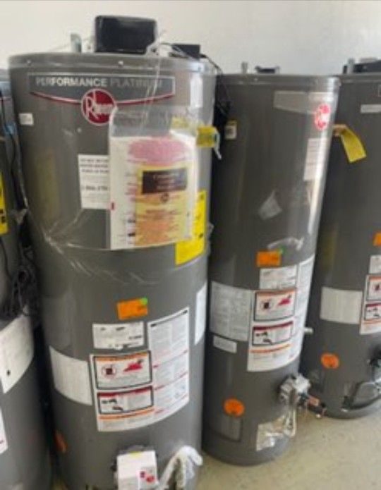 New Water Heater Rheem Performance Platinum