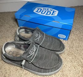 Hey Dude Men’s Casual Wally Stretch Slip On Gray Size 11