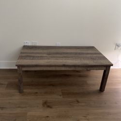 Coffee Table and/or Matching TV Stand in Rustic Gray Wood