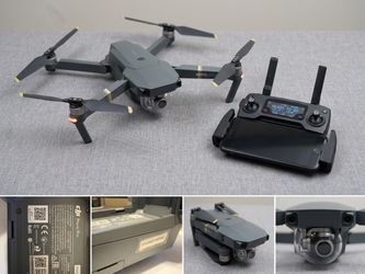 DJI Mavic Pro Drone Bundle – 2 Batteries, Controller, Prop Guards & Case