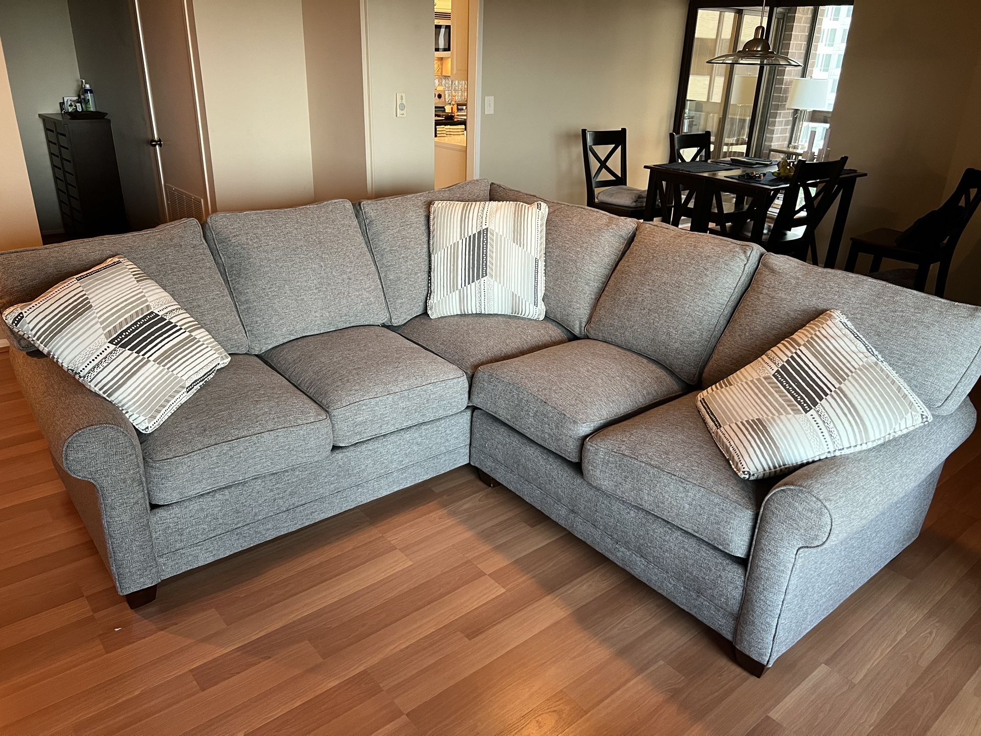 For Sale: Rowe Furniture L-shaped Sectional Sofa / Couch - $950
