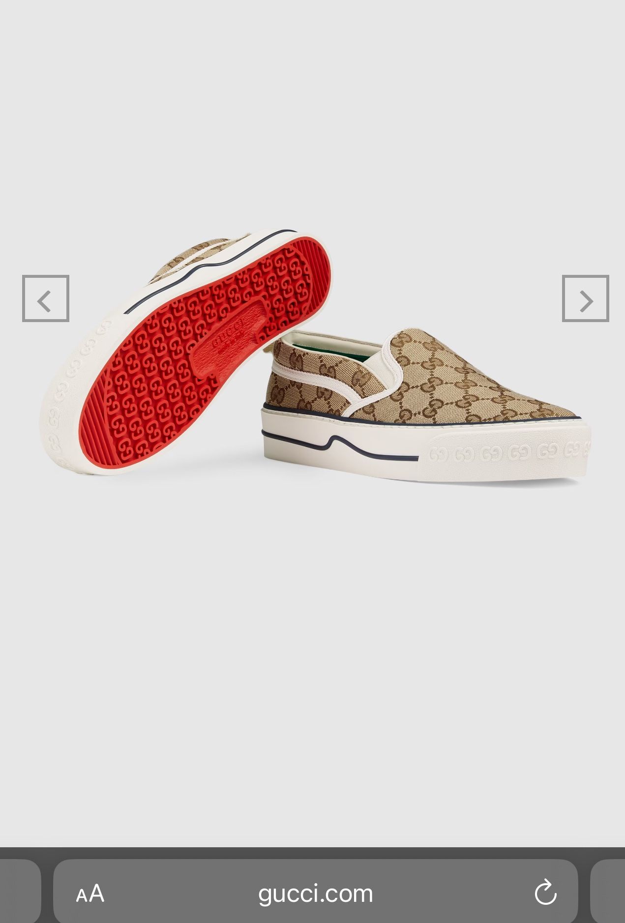 WOMEN'S GUCCI TENNIS 1977 SLIP-ON SNEAKER