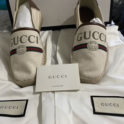 Gucci espadrilles Size 8 1/2 For Women , Size 6 For Men 