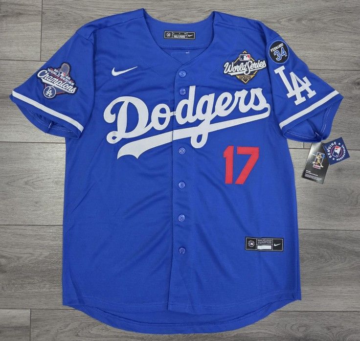 LOS ANGELES DODGERS STITCHED BASEBALL JERSEY