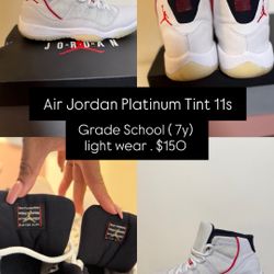 Air JORDAN RETRO 11s platinum tint 