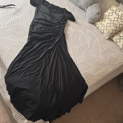Black Gala Gown Woman NEW 