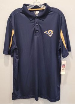 LA Rams NFL Team Apparel, Collar Polo Shirt, 3 Button Brand New With Tag, Size Large