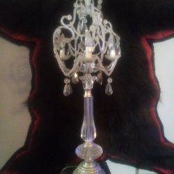 Matching Set Of  60+ Crystal Lamps