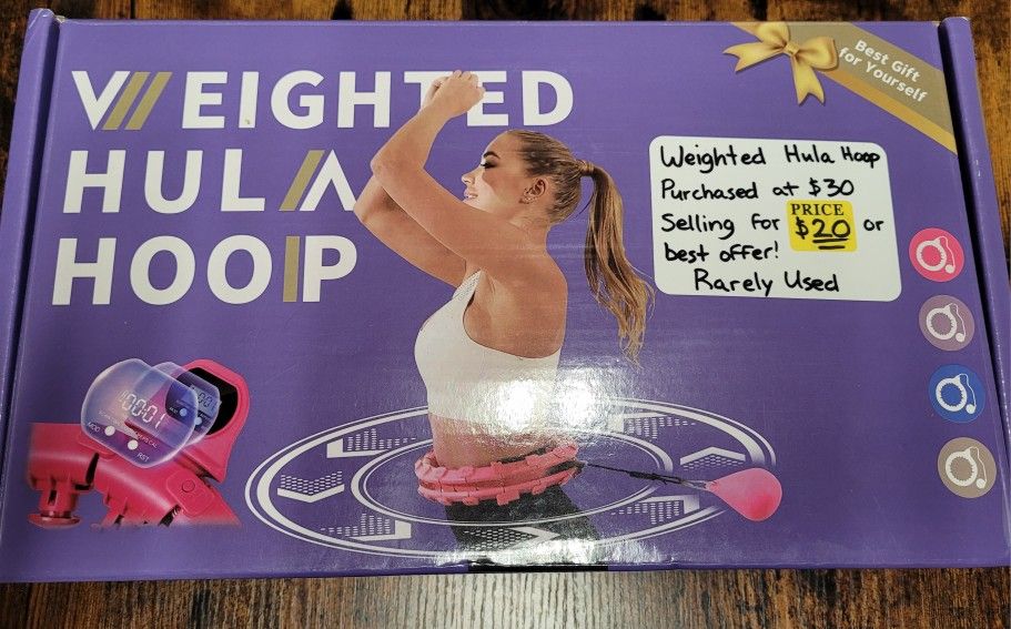 Weighted Hula Hoop With Digital Tracker