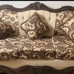 1 large sofa and 2 loveseat