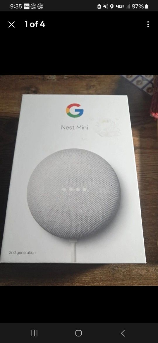 Brand New Google Nest Mini 2nd Gen In Box