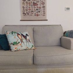 Nice, Clean Cream Loveseat Sofa Couch 